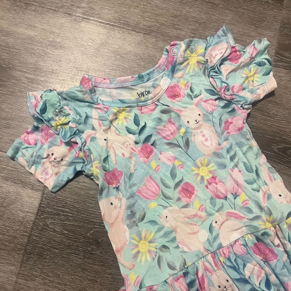 Floral Bunny Twirl Dress